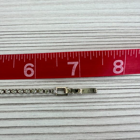 Vintage Mickey Mouse Crystal & Sapphire Inspired Tennis Bracelet - Picture 10 of 10